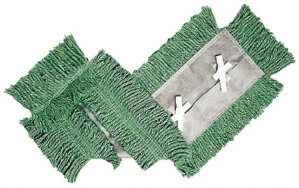 Rubbermaid - 36" Long x 5" Wide Yarn Blend Dust Mop Head - Envelope Connection, White - Americas Industrial Supply