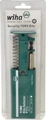 Wiha - 11 Piece, Screwdriver Bit Set - Tamper Resistant Torx - Americas Industrial Supply