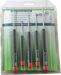 Wiha - 5 Piece, Hex Driver Set - Hex - Americas Industrial Supply