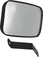 PRO-SAFE - Indoor & Outdoor Rectangular Vehicle/Utility Safety, Traffic & Inspection Mirrors - Glass Lens, 4" High - Americas Industrial Supply
