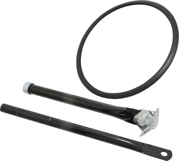 PRO-SAFE - Outdoor Round Vehicle/Utility Safety, Traffic & Inspection Mirrors - Acrylic Lens, 8" Diam - Americas Industrial Supply