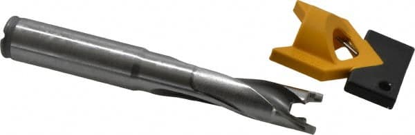 Kennametal - 13.5 to 13.99mm Diam, 3xD, 41.91mm Max Depth, 9/16" Shank Diam, 55.63mm Flute, 107.95mm OAL, Replaceable Tip Drill - KTIP05469HP Insert, Q Seat Size, Series KenTIP - Americas Industrial Supply