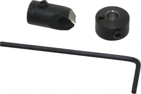 Vernon - 5/16" Cutter Diam, #20 Drill Combatibility, 1/4" Collar Thickness, Adjustable Depth Drill Countersink - Americas Industrial Supply