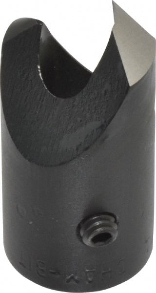 Vernon - 1/2" Cutter Diam, 1/4" Drill Compatibility, 1/4" Collar Thickness, Adjustable Depth Drill Countersink - Americas Industrial Supply