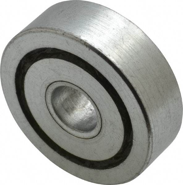 Value Collection - 1/2" Bore Diam, 1-3/4" OD, Open Unground Full Complement Radial Ball Bearing - 9/16" Wide, 1 Row, Round Bore, 1,187 Lb Dynamic Capacity - Americas Industrial Supply