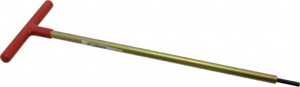 Made in USA - 3/16" Hex, T-Handle, Hex Key - 12" OAL, Chromalloy Steel, Inch System of Measurement - Americas Industrial Supply