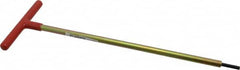 Made in USA - 3/16" Hex, T-Handle, Hex Key - 12" OAL, Chromalloy Steel, Inch System of Measurement - Americas Industrial Supply