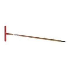 Made in USA - 3/16" Hex, T-Handle, Hex Key - 18" OAL, Chromalloy Steel, Inch System of Measurement - Americas Industrial Supply