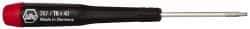 Wiha - T6 Torx Driver - 1-9/16" Blade Length, 4-3/4" OAL, Tapered Handle - Americas Industrial Supply