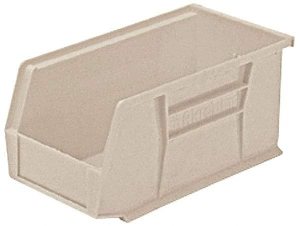 Akro-Mils - 30 Lb. Load Capacity, 10-7/8" Deep, Gray Polymer Hopper Stacking Bin - 5" High x 5-1/2" Wide x 10-7/8" Long - Americas Industrial Supply