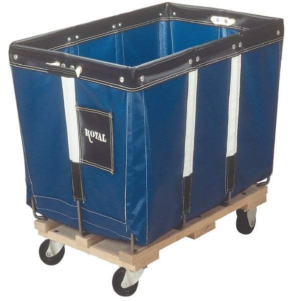 Royal Basket Trucks - 42" Long x 30" Wide x 36" High, Yellow Vinyl Replacement Liner - Use with Royal - 18 Bushel Capacity Basket Trucks - Americas Industrial Supply