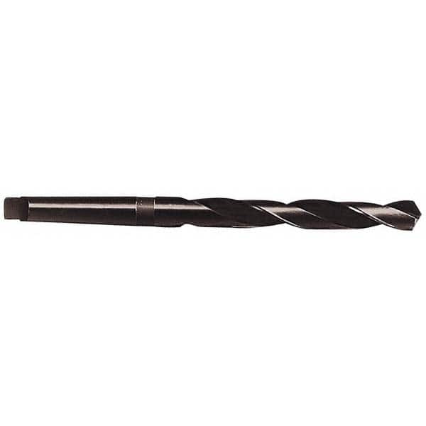 Interstate - 3-1/4", 5MT 118° Point High Speed Steel Taper Shank Drill Bit - Americas Industrial Supply