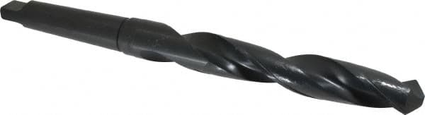 Interstate - 1-13/32", 4MT 118° Point High Speed Steel Taper Shank Drill Bit - Americas Industrial Supply