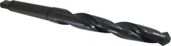 Interstate - 1-13/32", 4MT 118° Point High Speed Steel Taper Shank Drill Bit - Americas Industrial Supply