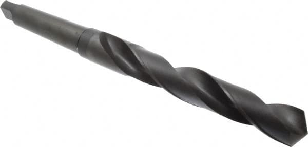 Interstate - 1-7/16", 4MT 118° Point High Speed Steel Taper Shank Drill Bit - Americas Industrial Supply