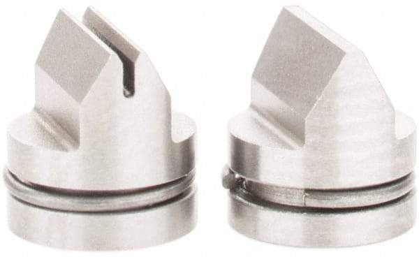 SPI - Chrome Caliper Inside & Outside Diameter Attachment - 2 Pieces, 1 to 1.5mm Pitch, For Use with 6" Dial or Electronic Calipers - Americas Industrial Supply