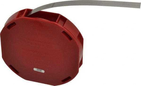Starrett - 0.0025 Inch Thick x 7.62 m Long x 1/2 Inch Wide, Feeler Stock Roll - Tempered Steel - Americas Industrial Supply