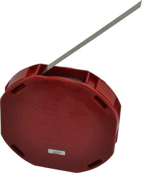 Starrett - 0.007 Inch Thick x 7.62 m Long x 1/2 Inch Wide, Feeler Stock Roll - Tempered Steel - Americas Industrial Supply