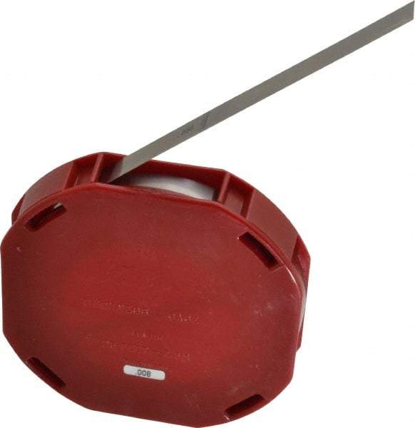 Starrett - 0.008 Inch Thick x 7.62 m Long x 1/2 Inch Wide, Feeler Stock Roll - Tempered Steel - Americas Industrial Supply