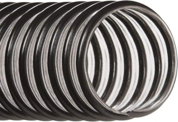 Hi-Tech Duravent - 2" ID, 25 Hg Vac Rating, 26 psi, PVC Vacuum & Duct Hose - 25' Long, Clear, 1-3/4" Bend Radius, -20 to 150°F - Americas Industrial Supply