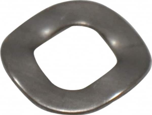 Made in USA - #10 Screw, 0.203" ID x 0.368" OD, Grade 17-7 PH-A Stainless Steel Triple Wave Washer - 0.016" Thick, 0.045" Overall Height, 0.003" Deflection - Americas Industrial Supply