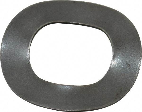 Made in USA - 7/16" Screw, 0.474" ID x 0.815" OD, Grade 1074-1095 Spring Steel Triple Wave Washer - 0.02" Thick, 0.07" Overall Height, 0.014" Deflection, 88.22 Lb at Deflection - Americas Industrial Supply