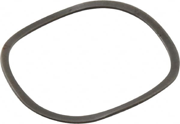 Made in USA - 1" Screw, 1.098" ID x 1.224" OD, Grade 1074-1095 Spring Steel Triple Wave Washer - 0.025" Thick, 0.107" Overall Height, 0.037" Deflection, 29.09 Lb at Deflection - Americas Industrial Supply