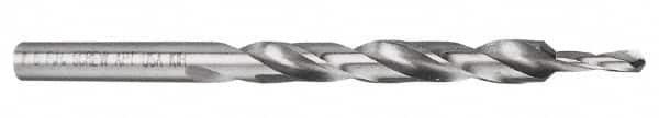 Made in USA - 7/8" Body, 0.51" Step Diam, 7/8" Diam Straight Shank, High Speed Steel Subland Step Drill Bit - Americas Industrial Supply