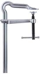 Bessey - 4-3/4" Deep Throat, 18" Max Capacity, Bend Sliding Arm Clamp - 1,100 Lb Clamping Pressure, 0.7" Spindle Diam - Americas Industrial Supply