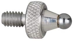 NES - #4-48, 7/64" Ball Diam, Carbide Ball Contact Point - 1/4" Contact Point Length - Americas Industrial Supply