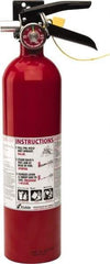 Kidde - 2.6 Lb, 1-A:10-B:C Rated, Dry Chemical Fire Extinguisher - 3-1/4" Diam x 15" High, 100 psi, 15' Discharge in 12 sec, Rechargeable, Seamless Aluminum Cylinder - Americas Industrial Supply