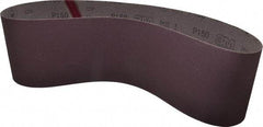 3M - 6" Wide x 48" OAL, 150 Grit, Aluminum Oxide Abrasive Belt - Aluminum Oxide, Very Fine, Coated, X Weighted Cloth Backing, Series 241D - Americas Industrial Supply