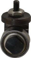 SPI - #4-48, 1/2" Ball Diam, Steel Roller Contact Point - 1/2" Contact Point Length, Use with Dial Indicators - Americas Industrial Supply