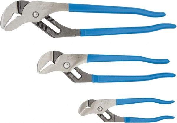 Channellock - 3 Piece Tongue & Groove Plier Set - Comes in Display Card - Americas Industrial Supply