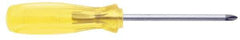Urrea - #2, 12" OAL, Standard Phillips Screwdriver - 8" Handle Length, Round Shank, Acetate Handle - Americas Industrial Supply