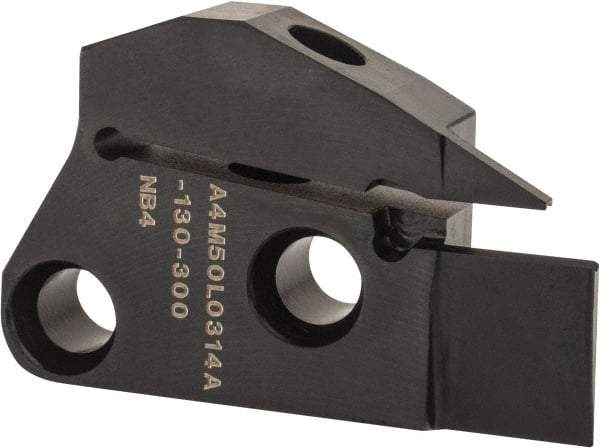 Kennametal - 3mm Groove Width, 14mm Max Depth of Cut, Left Hand Cut, A4M-A Indexable Grooving Blade - 3 Seat Size, Series A4 - Americas Industrial Supply