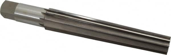 Interstate - 1.045" Small End, 1.34" Large End, 1-1/8" Shank, 6-7/8" Flute, Brown and Sharpe Taper Reamer #10 - Americas Industrial Supply