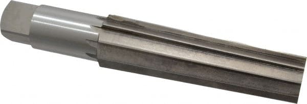 Interstate - 1.4717" Small End, 1.8005" Large End, 1-1/2" Straight Shank, 6-1/4" Flute, 5MT Morse Taper Reamer - Americas Industrial Supply