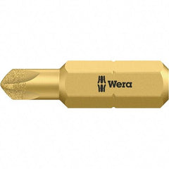 Wera - 1/4" Drive, #4 Torq-Set Screwdriver Bit - 1" OAL - Americas Industrial Supply