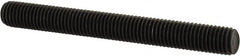 Value Collection - 1/4-28 2-1/4" OAL Fully Threaded Stud - Carbon Steel, Plain Finish - Americas Industrial Supply