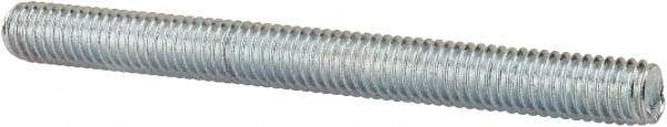 Value Collection - 3/8-16 4" OAL Fully Threaded Stud - Carbon Steel, Zinc-Plated Finish - Americas Industrial Supply