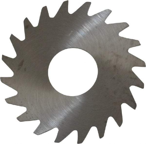 RobbJack - 3/4" Diam x 0.018" Blade Thickness x 1/4" Arbor Hole Diam, 20 Tooth Slitting and Slotting Saw - Arbor Connection, Right Hand, Uncoated, Solid Carbide, Concave Ground - Americas Industrial Supply