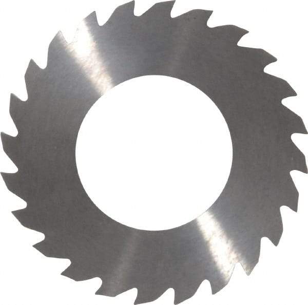 RobbJack - 2" Diam x 1/16" Blade Thickness x 1" Arbor Hole Diam, 24 Tooth Slitting and Slotting Saw - Arbor Connection, Right Hand, Uncoated, Solid Carbide, Concave Ground - Americas Industrial Supply