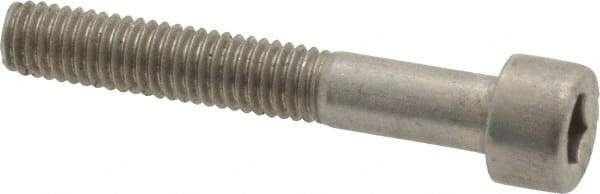 Value Collection - M6x1.00 Metric Coarse Hex Socket Drive, Socket Cap Screw - Grade 316 & Austenitic A4 Stainless Steel, Uncoated, Partially Threaded, 40mm Length Under Head - Americas Industrial Supply