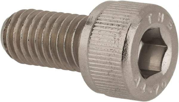 Value Collection - M8x1.25 Metric Coarse Hex Socket Drive, Socket Cap Screw - Grade 316 & Austenitic A4 Stainless Steel, Uncoated, Fully Threaded, 16mm Length Under Head - Americas Industrial Supply