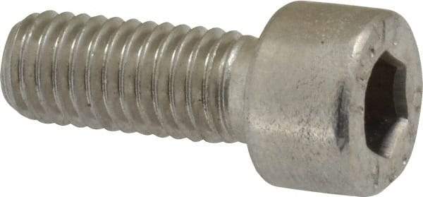 Value Collection - M8x1.25 Metric Coarse Hex Socket Drive, Socket Cap Screw - Grade 316 & Austenitic A4 Stainless Steel, Uncoated, Fully Threaded, 20mm Length Under Head - Americas Industrial Supply