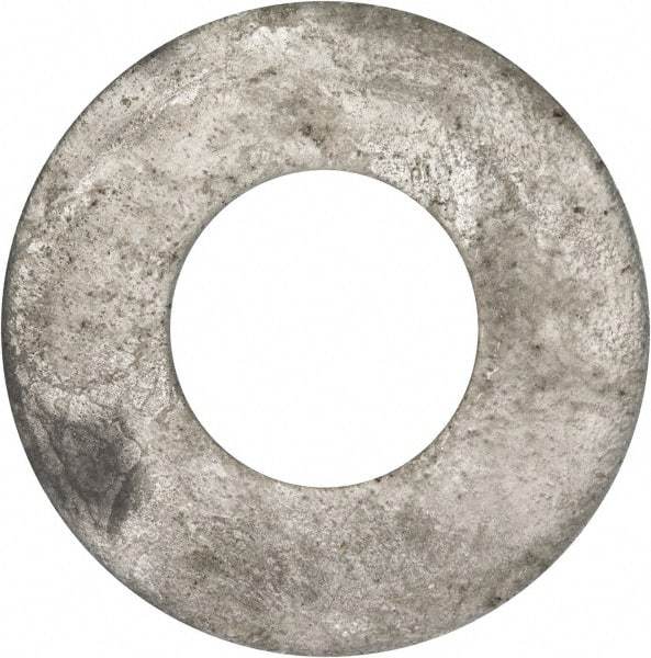 Value Collection - 1-1/2" Screw, Grade 2 Steel USS Flat Washer - 1.615" ID x 3.545" OD, 0.213" Thick, Galvanized Finish - Americas Industrial Supply