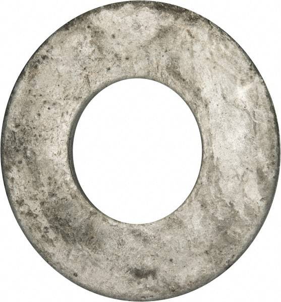 Value Collection - 1-3/4" Screw, Grade 2 Steel USS Flat Washer - 1.865" ID x 4.045" OD, 0.213" Thick, Galvanized Finish - Americas Industrial Supply