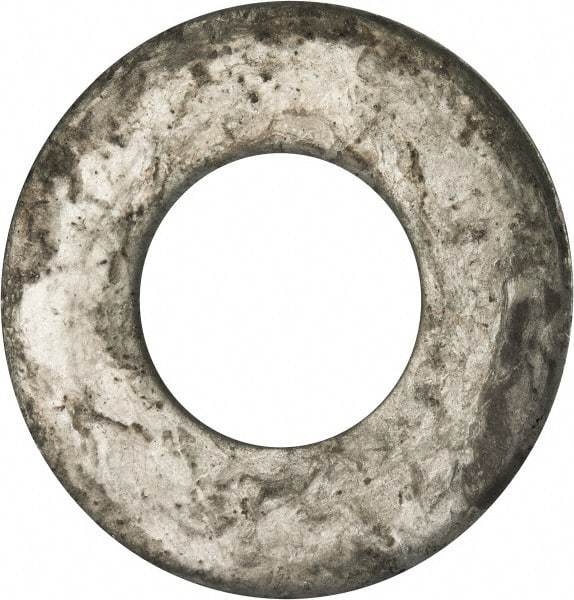 Value Collection - 2" Screw, Grade 2 Steel USS Flat Washer - 2.115" ID x 4.545" OD, 0.213" Thick, Galvanized Finish - Americas Industrial Supply