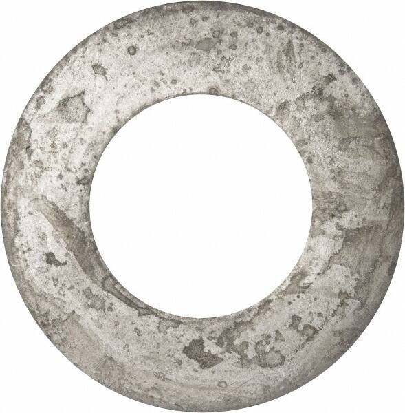 Value Collection - 2-1/2" Screw, Grade 2 Steel USS Flat Washer - 2.615" ID x 5.045" OD, 0.28" Thick, Galvanized Finish - Americas Industrial Supply